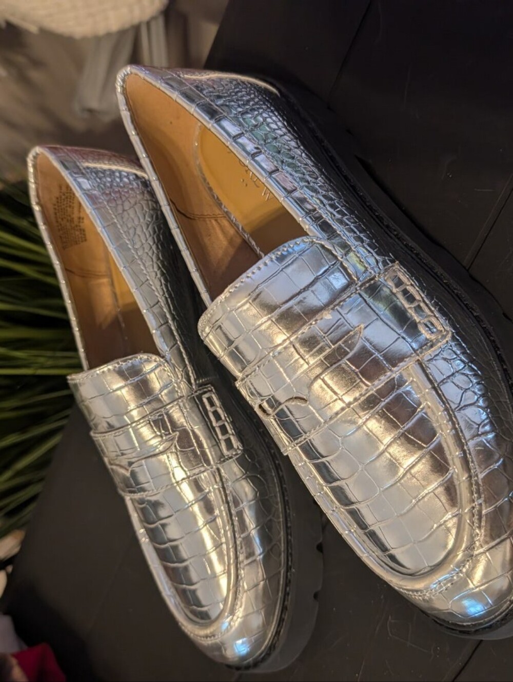 J Crew Silver Size 10 Loafer